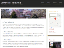 Tablet Screenshot of cornerstonefellowshipnj.com